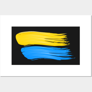 Ukranian flag Posters and Art